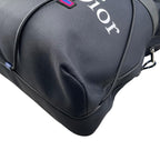 Dior Backpack Newave Embroidery Logo Black Blue New Wave — view 7