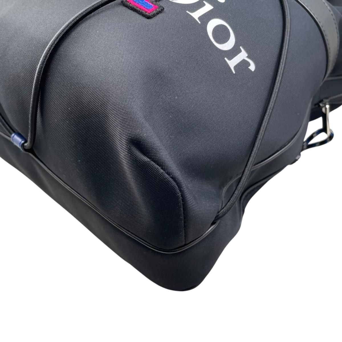 Dior Backpack Newave Embroidery Logo Black Blue New Wave — view 7