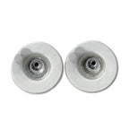 Chanel Earrings Pearl CC Logo Metal Silver White — view 6