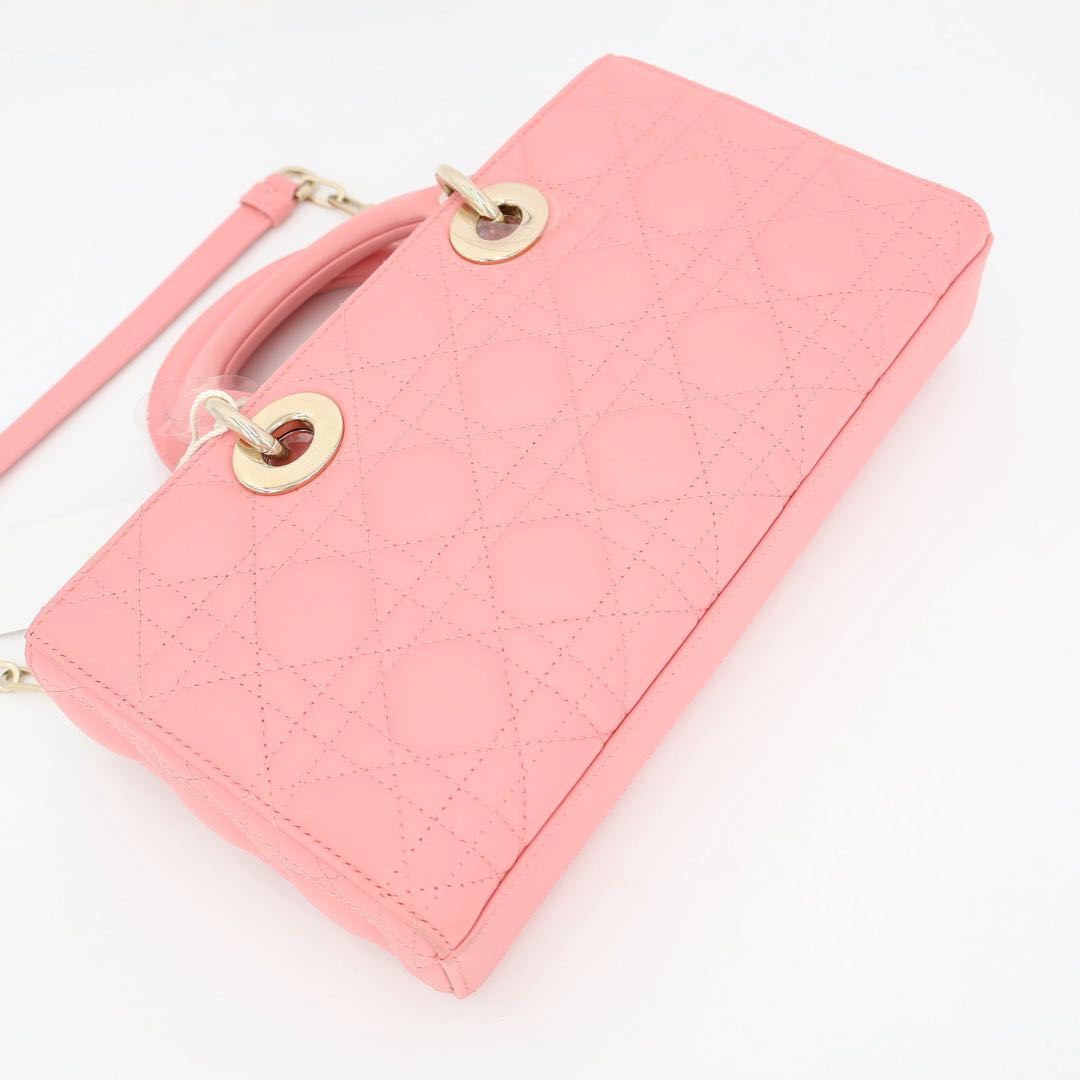 Dior Micro Heart Quilted 2-Way Shoulder Bag — view 7