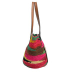 Loewe Tote Basket Pink Purple Multi Leather — view 2