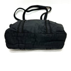 Prada Tote Embroidery Logo Nylon Black — view 2