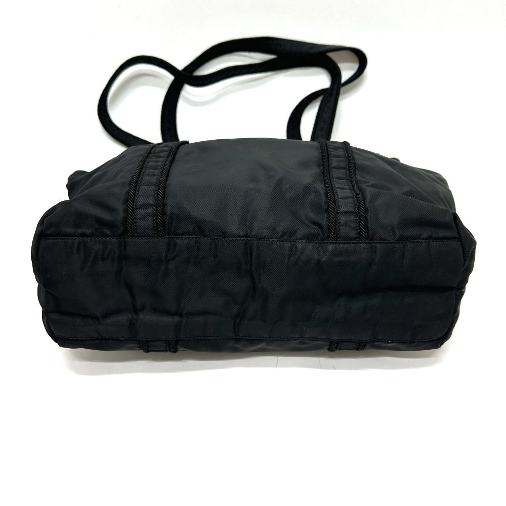 Prada Tote Embroidery Logo Nylon Black — view 2