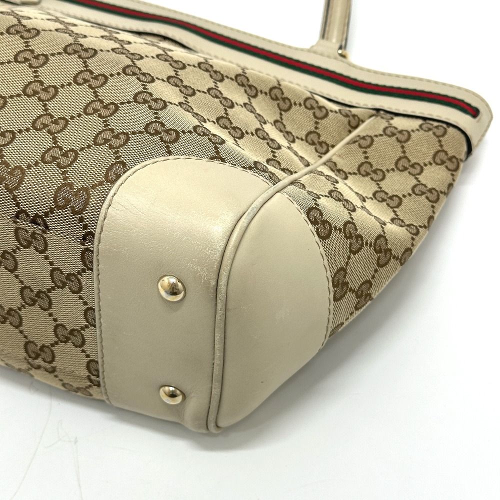 Gucci Tote GG Canvas Sherry Line Beige — view 4