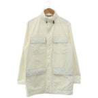 Hermes White Nylon Multi Pocket Jacket 48