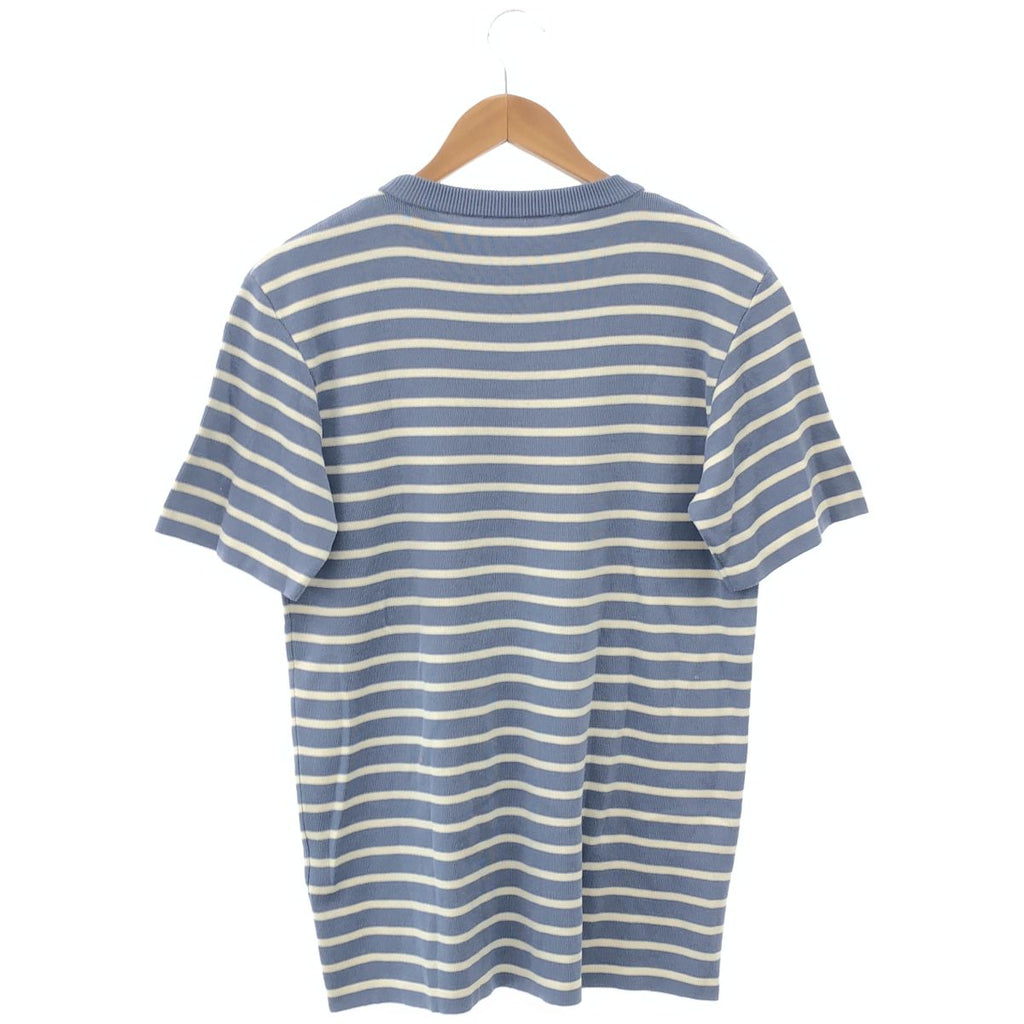 Dior 183 Light Blue White Logo Short Sleeve Knit XS Sweater — view 2