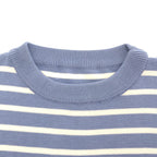 Dior 183 Light Blue White Logo Short Sleeve Knit XS Sweater — view 6