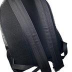 Fendi Backpack Zucca Pattern Leather Nylon FF Logo Black Gray Yellow — view 8