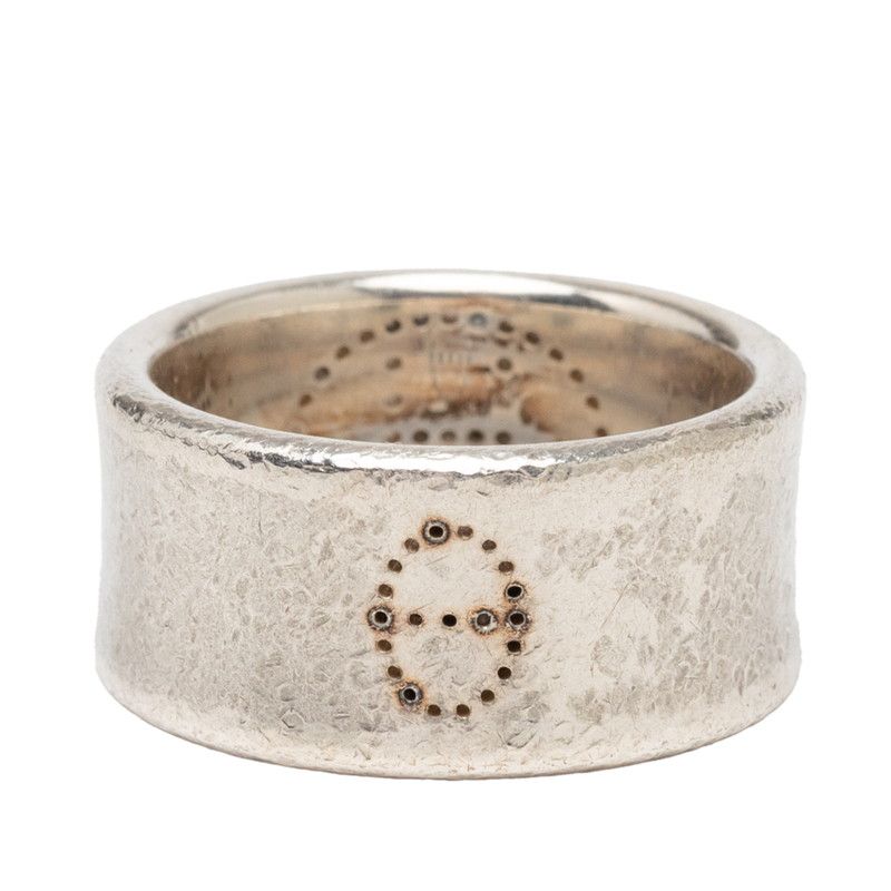 Hermes Eclipse Ribbon Ring 58 Silver — view 2