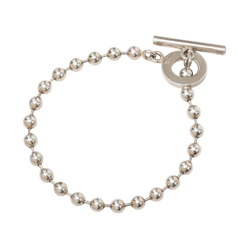 Gucci Ball Chain Bracelet T Bar Silver — view 2