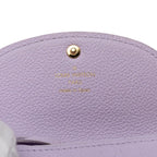 Louis Vuitton Monogram Empreinte Porte-Monnaie Rosari Bifold Wallet Lilac — view 6