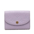 Louis Vuitton Monogram Empreinte Porte-Monnaie Rosari Bifold Wallet Lilac