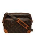 Louis Vuitton Monogram Nile Crossbody Shoulder Bag Brown Leather