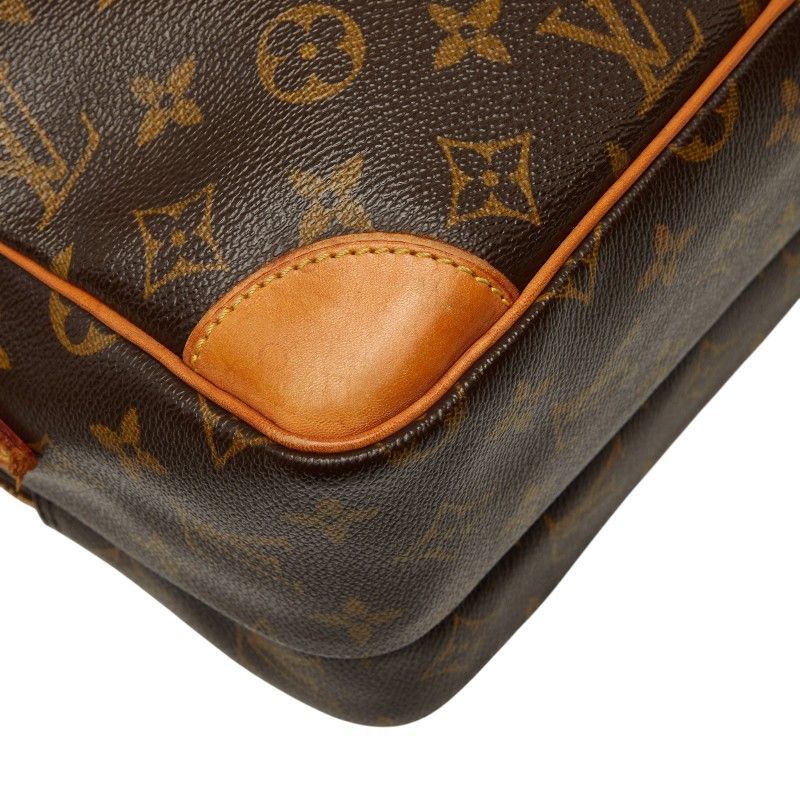 Louis Vuitton Monogram Nile Crossbody Shoulder Bag Brown Leather — view 7