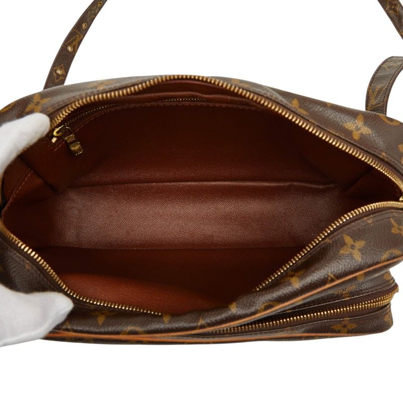 Louis Vuitton Monogram Nile Crossbody Shoulder Bag Brown Leather — view 9