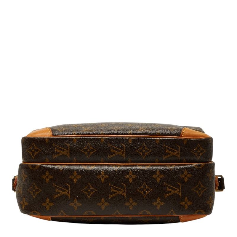 Louis Vuitton Monogram Nile Crossbody Shoulder Bag Brown Leather — view 3