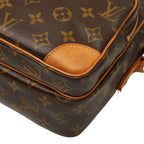 Louis Vuitton Monogram Nile Crossbody Shoulder Bag Brown Leather — view 4