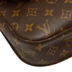 Louis Vuitton Monogram Saint Cloud GM Crossbody Shoulder Bag Brown Leather — view 5