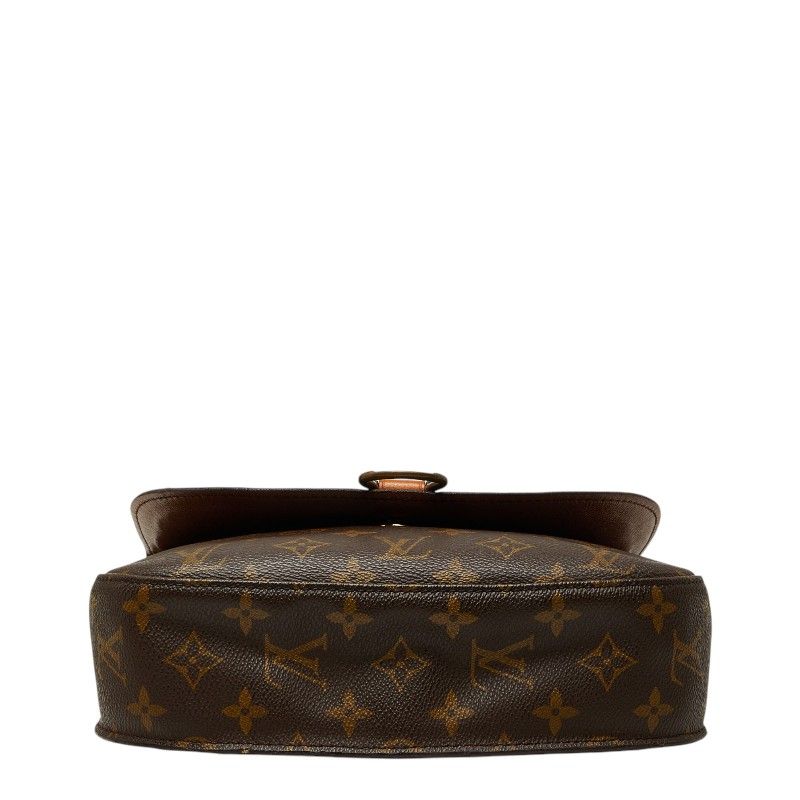 Louis Vuitton Monogram Saint Cloud GM Crossbody Shoulder Bag Brown Leather — view 3