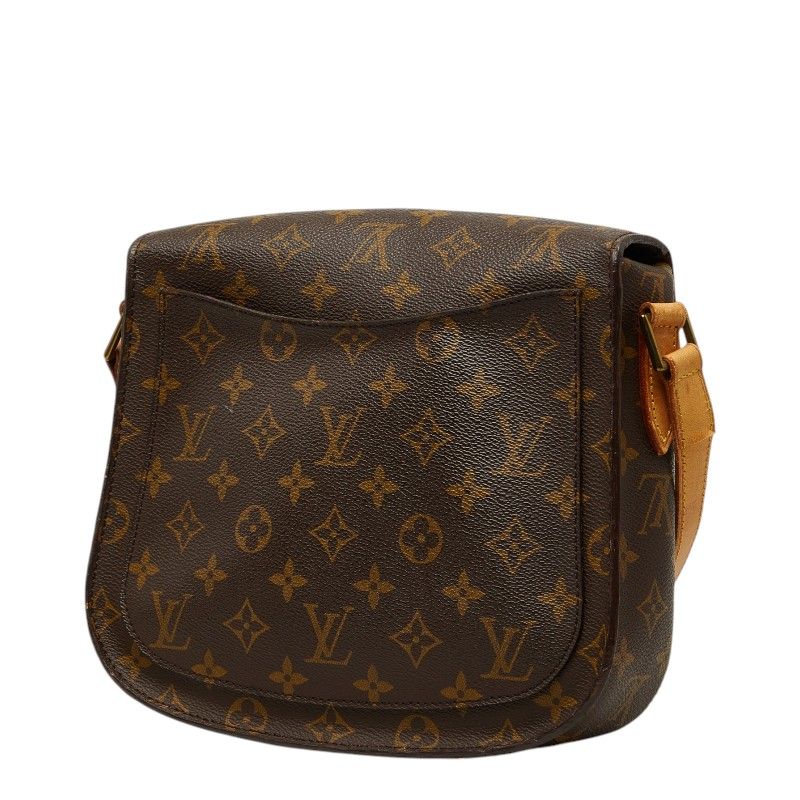 Louis Vuitton Monogram Saint Cloud GM Crossbody Shoulder Bag Brown Leather — view 2