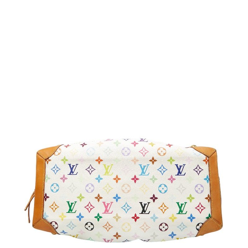 Louis Vuitton Monogram Multicolor Ursula Handbag Blanc White Leather — view 3