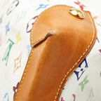 Louis Vuitton Monogram Multicolor Ursula Handbag Blanc White Leather — view 6