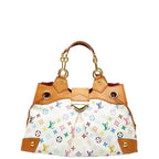 Louis Vuitton Monogram Multicolor Ursula Handbag Blanc White Leather