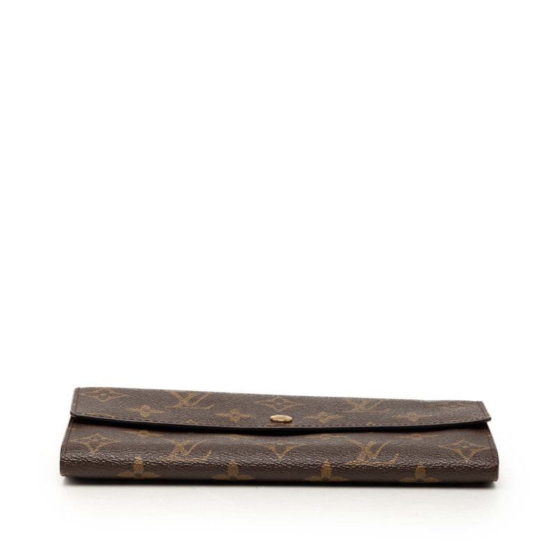 Louis Vuitton Monogram Pochette Porto Monet Cles Wallet Brown — view 3