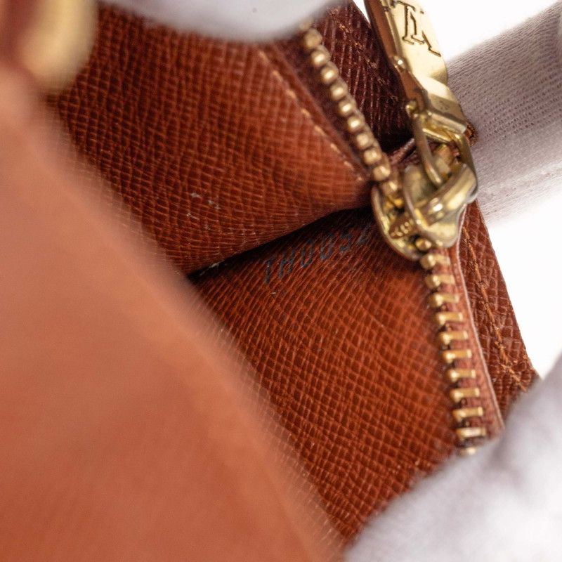 Louis Vuitton Monogram Pochette Porto Monet Cles Wallet Brown — view 9