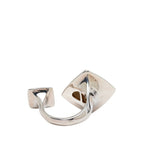 Hermes Collier de Chien Lock Ring 54 13 Silver — view 3