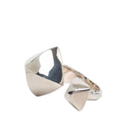 Hermes Collier de Chien Lock Ring 54 13 Silver