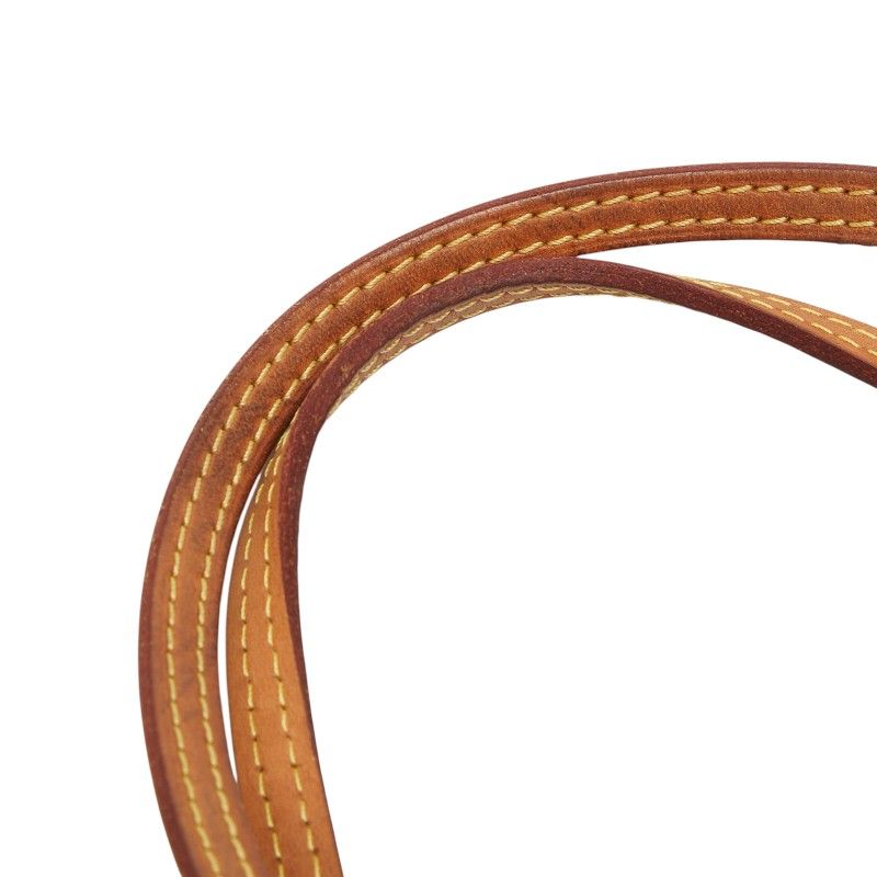 Louis Vuitton Monogram Neverfull MM Tote Brown Leather — view 8