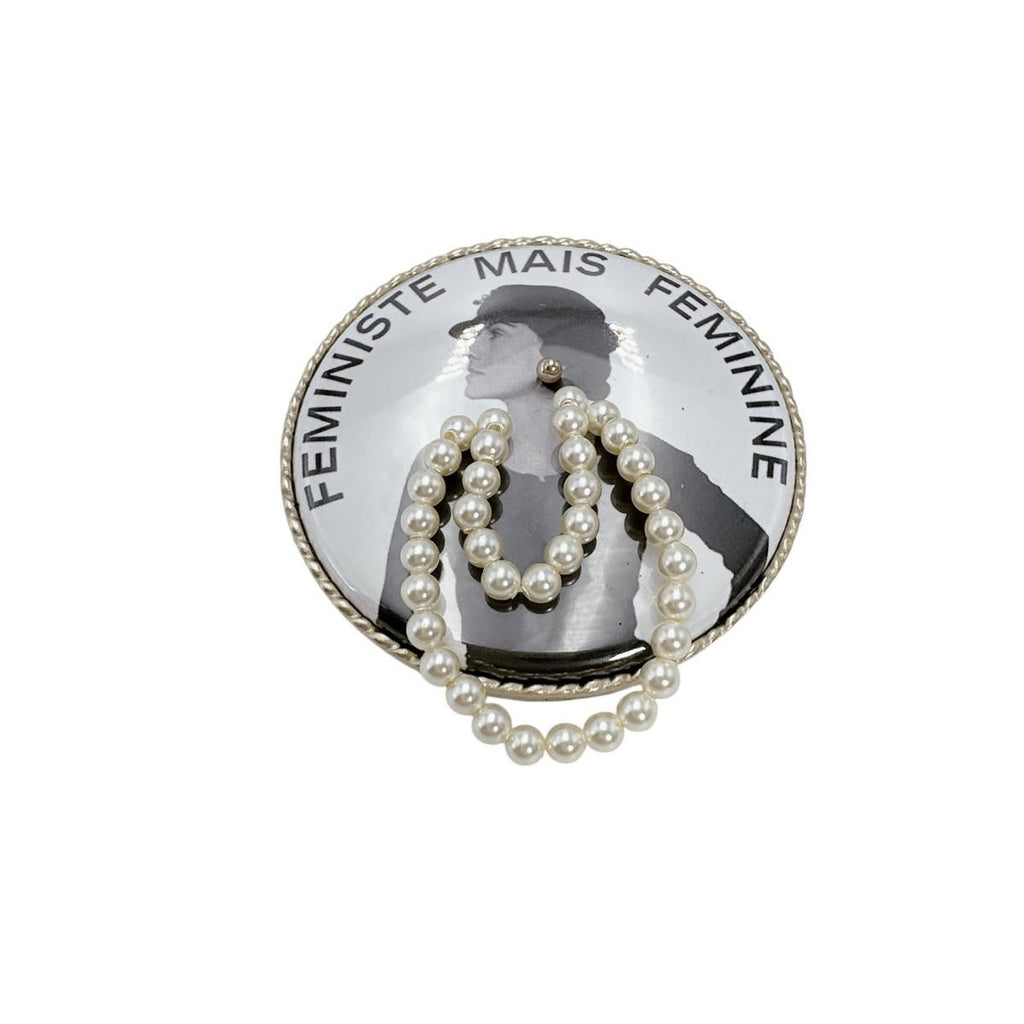 Chanel Bag Brooch White — view 2