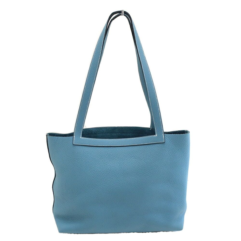 Hermes Heaven Cover Series 31 New Blue Jean Tote Shoulder — view 2