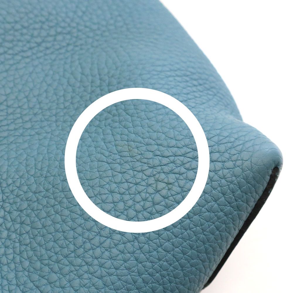 Hermes Heaven Cover Series 31 New Blue Jean Tote Shoulder — view 7