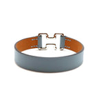 Hermes Heaven Tonight Bracelet Swift Blue Bangle Leather — view 4