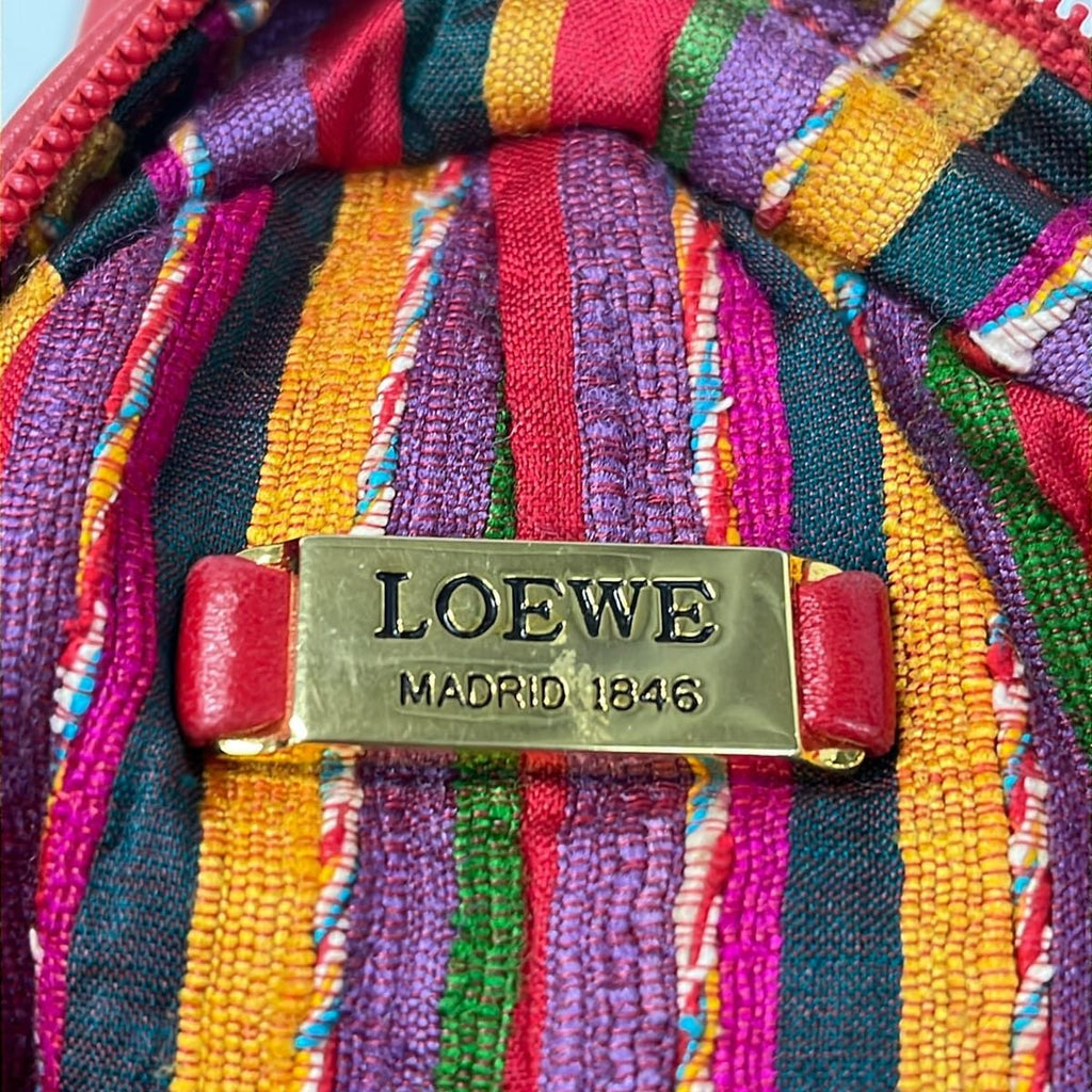 Loewe Red Mini Bag Leather — view 8