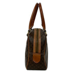 Celine Handbag Macadam Brown Dark Mini Boston Leather — view 2