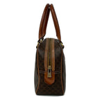 Celine Handbag Macadam Brown Dark Mini Boston Leather — view 4
