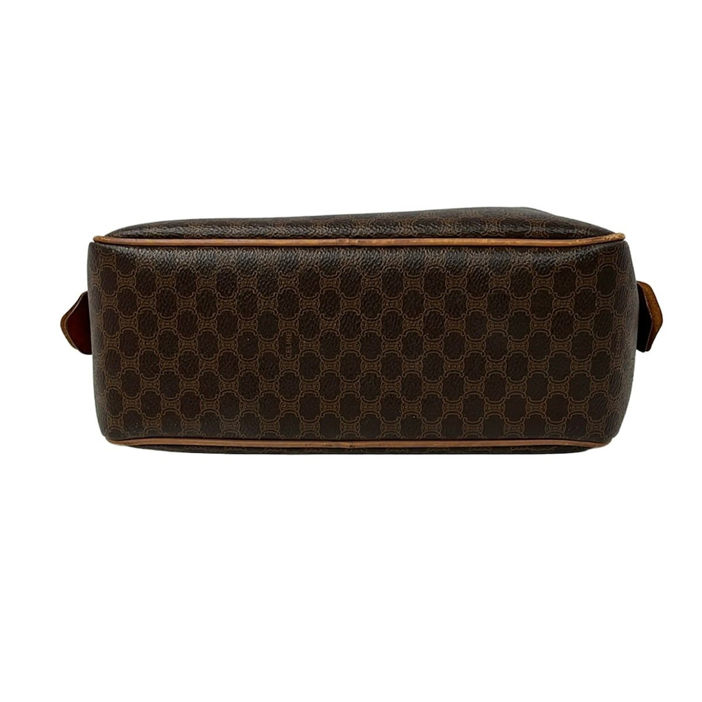 Celine Handbag Macadam Brown Dark Mini Boston Leather — view 5