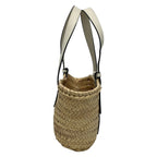 Loewe Tote Basket Small Beige White Leather — view 2