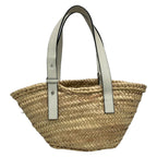 Loewe Tote Basket Small Beige White Leather — view 3