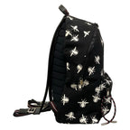 Dior Homme Backpack Black White Red Bee Leather — view 2