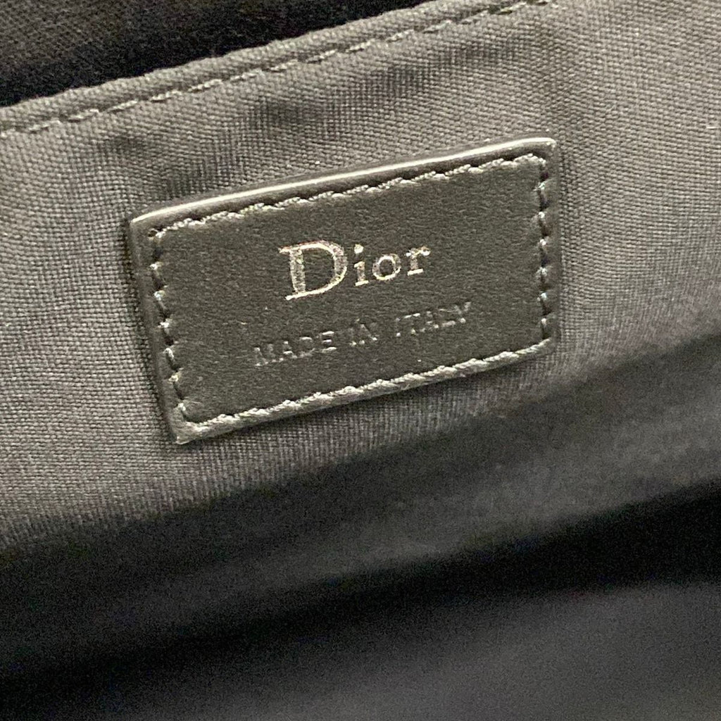 Dior Homme Backpack Black White Red Bee Leather — view 8