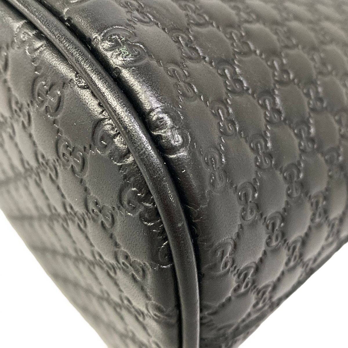 Gucci Handbag Micro Guccissima Black Leather — view 6