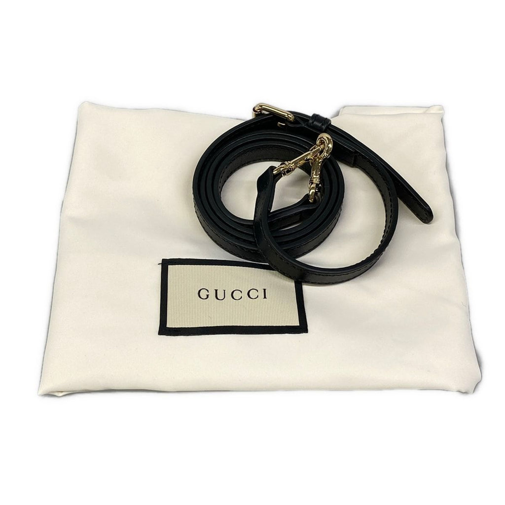 Gucci Handbag Micro Guccissima Black Leather — view 8