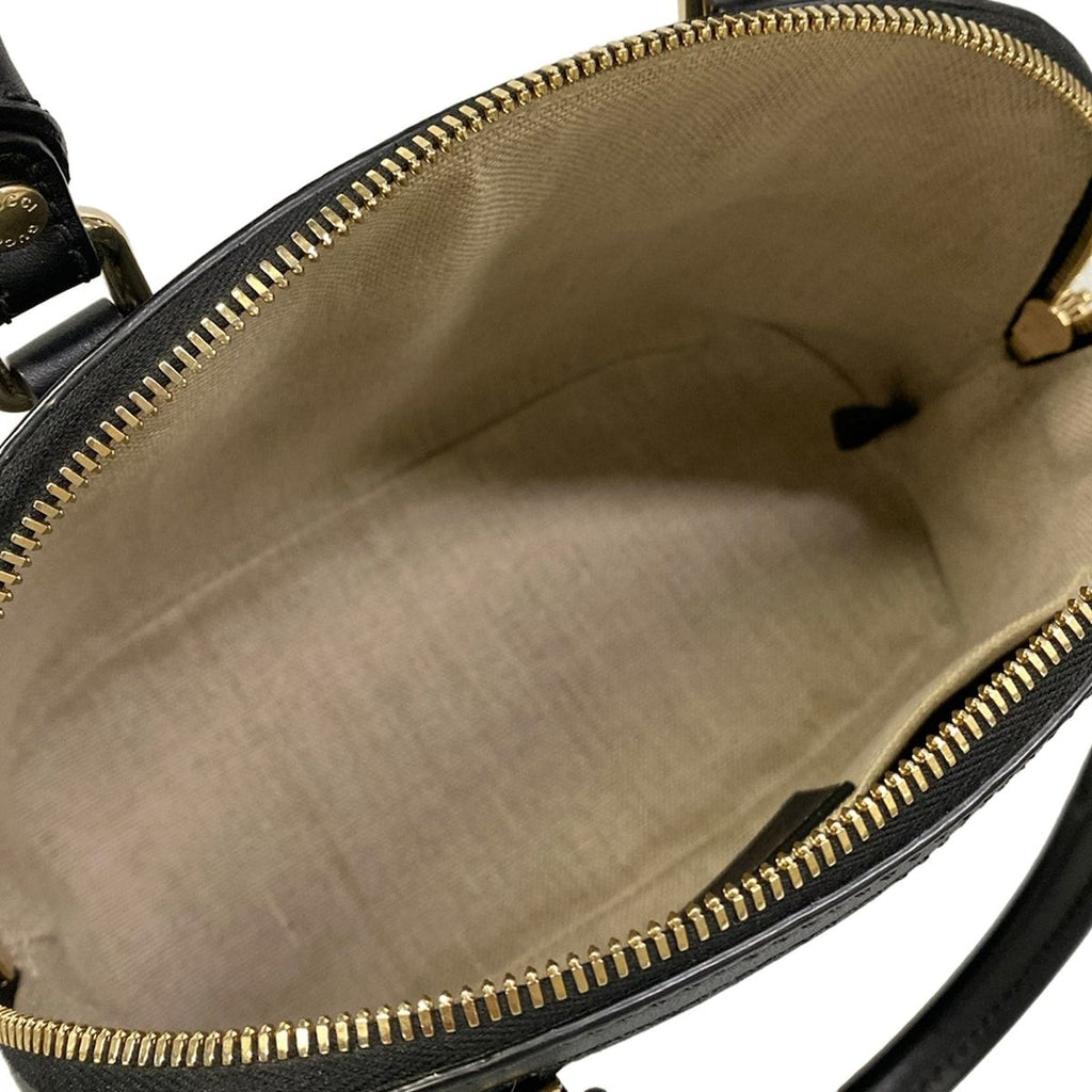 Gucci Handbag Micro Guccissima Black Leather — view 7