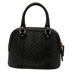 Gucci Handbag Micro Guccissima Black Leather — view 3