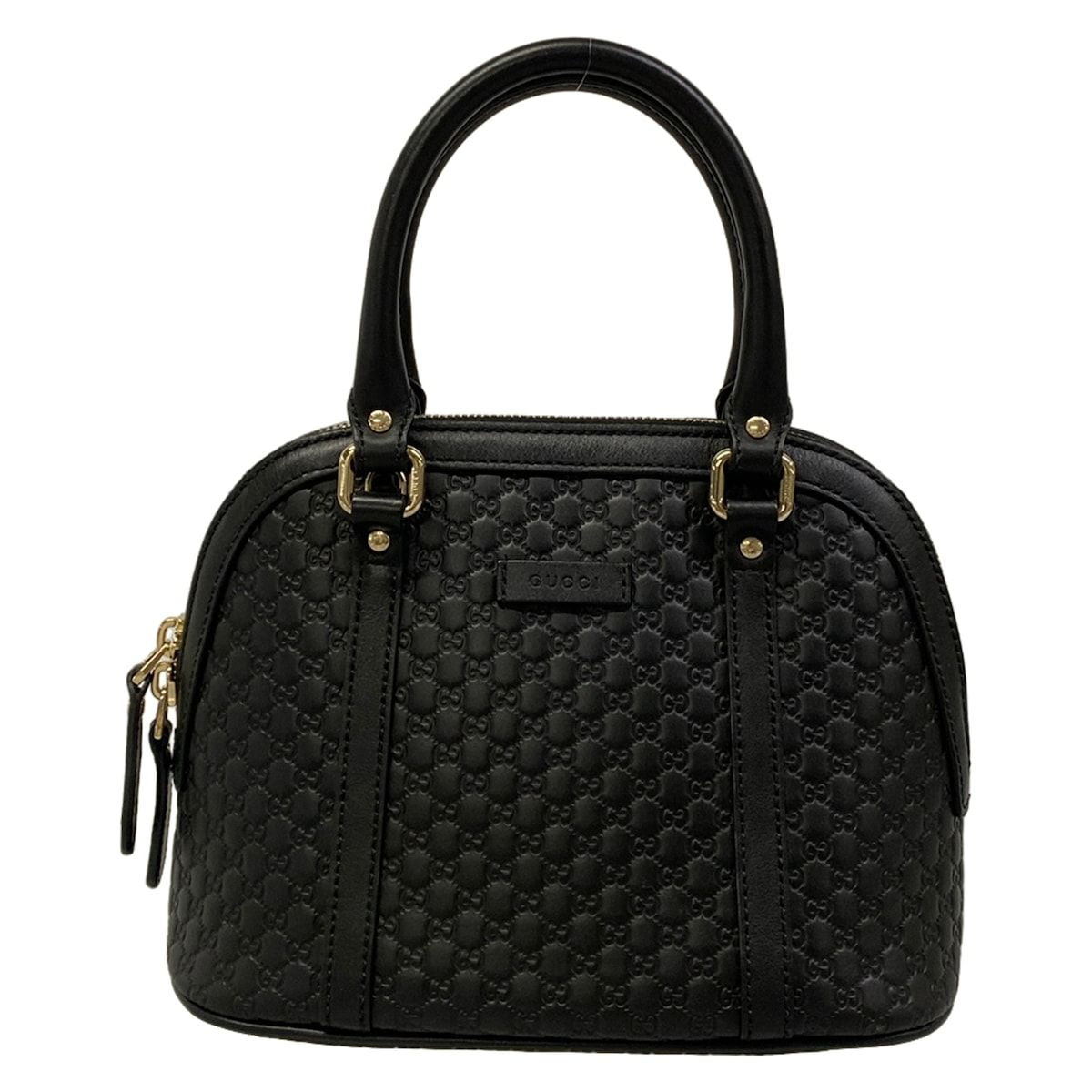 Gucci Handbag Micro Guccissima Black Leather