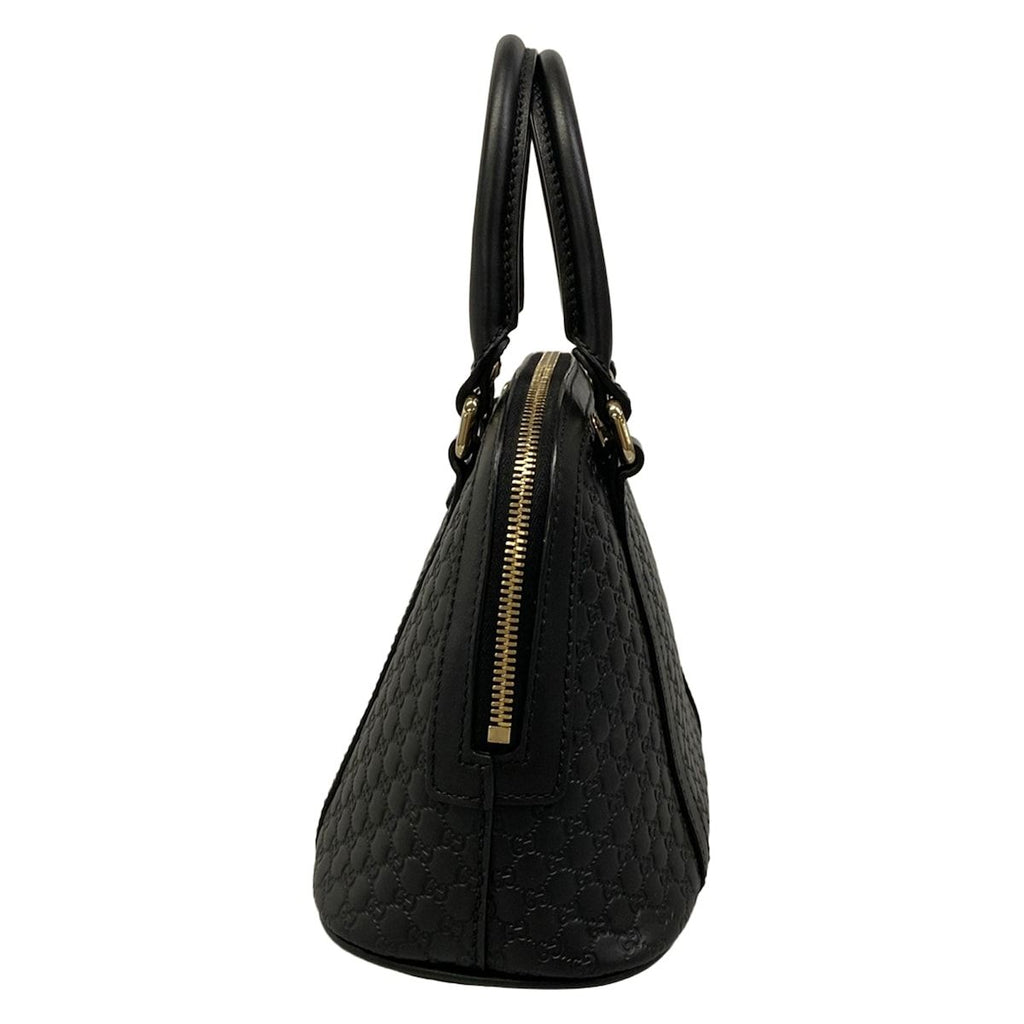 Gucci Handbag Micro Guccissima Black Leather — view 4